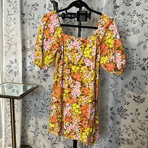 Billabong Summer Floral Mini Dress Lg